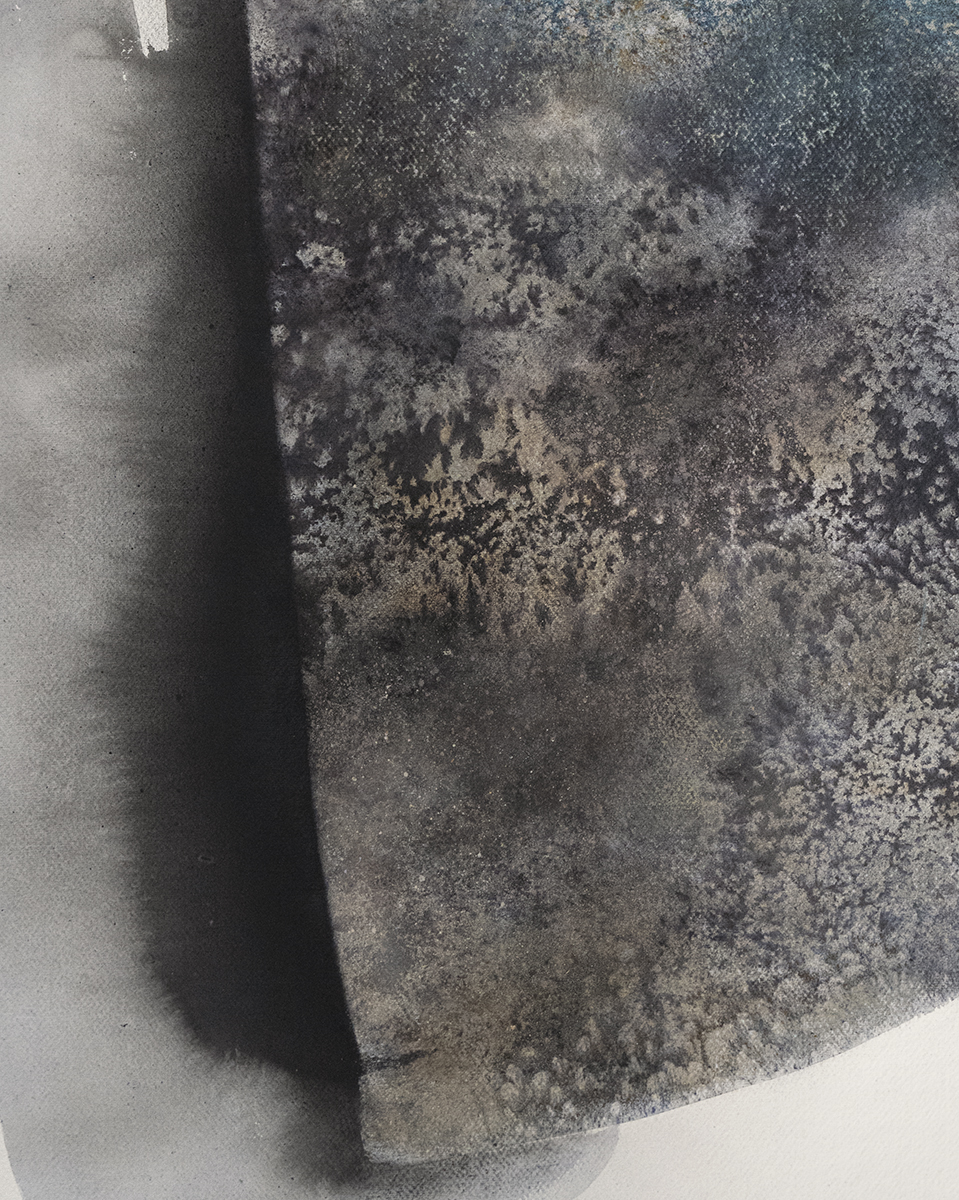 Intangible transitions | Sabrina Garrasi, Original painting Materials: Mixed media on Khadi paper (Cotton paper handmade i - view 2