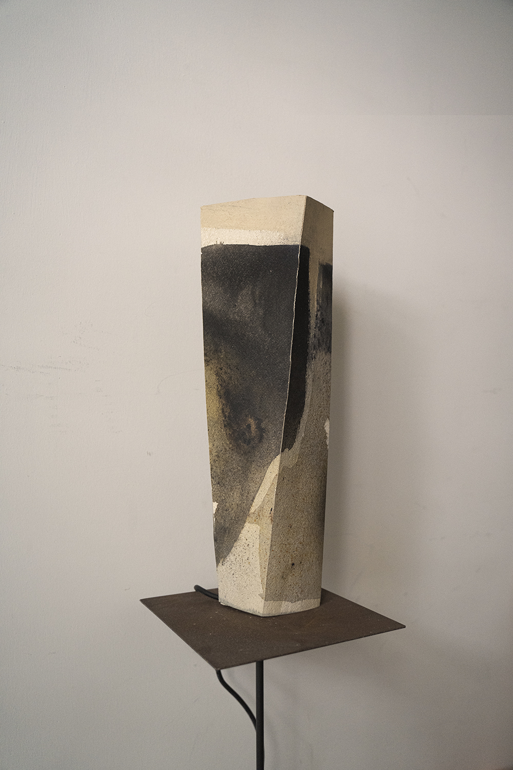 Light in the Painting 2 | Sabrina Garrasi, Lamp handmade from an old abstract painting - view 3