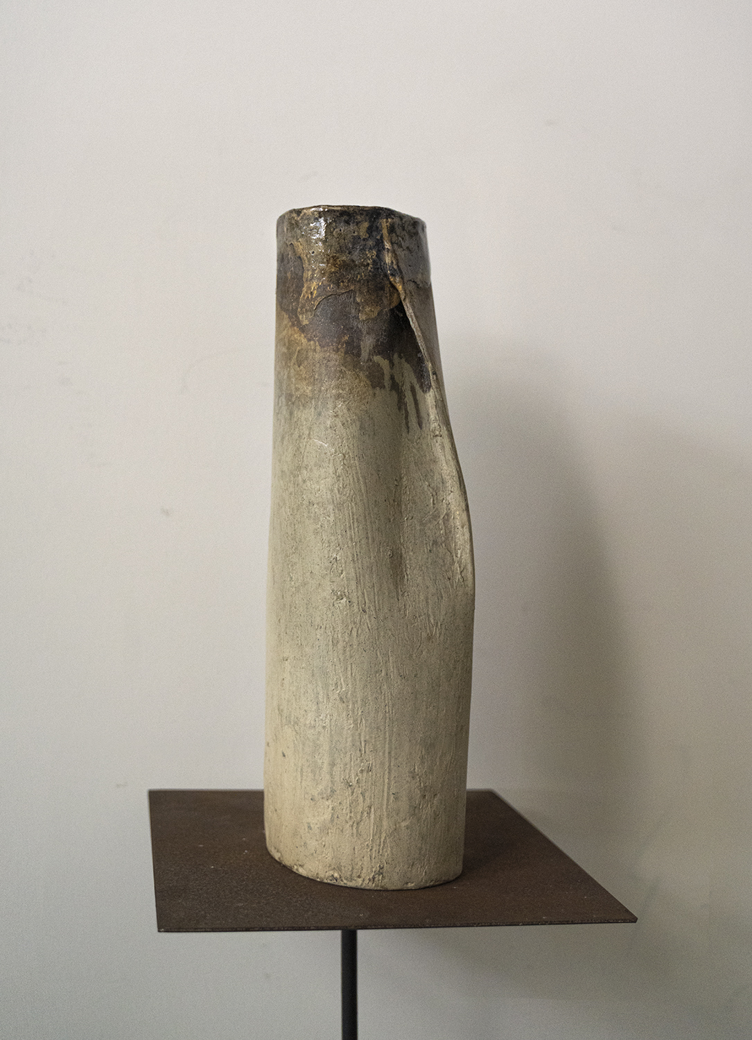 Raku on paper 6 | Sabrina Garrasi, Sculpture vase Inspired by the Japanese ceramic - view 2