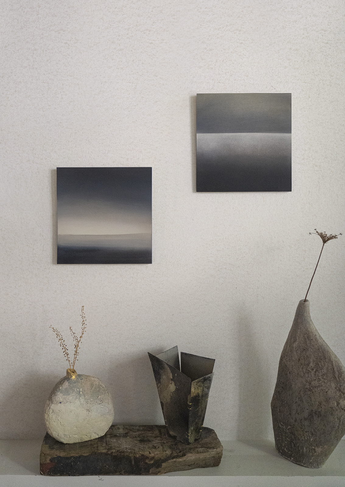 Paesaggi fluttuanti - Diptych