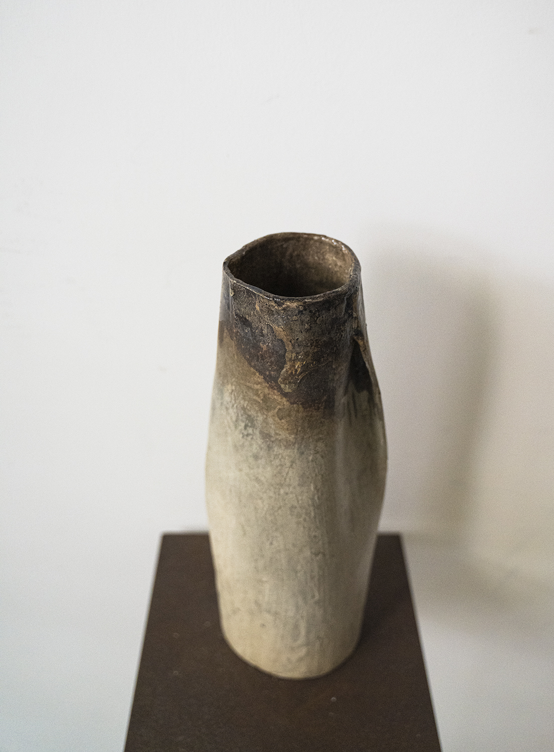 Raku on paper 6 | Sabrina Garrasi, Sculpture vase Inspired by the Japanese ceramic - view 3